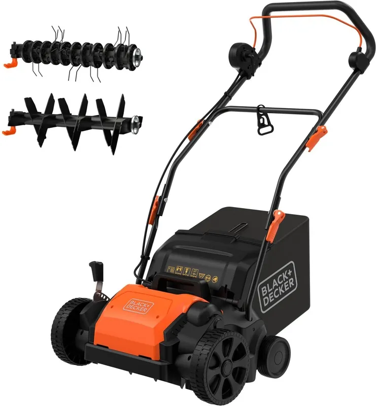 BLACK+DECKER Verticuteermachine 1200W Verticuteerder en beluchten BEOEP320-QS | Hoog gewaardeerd