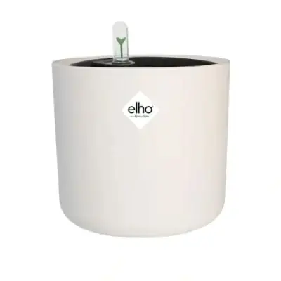 Speciale deal - Elho B.for Soft Rond 22 met Self-Watering Insert - Bloempot met Watermeter - 100% Gerecycled Plastic