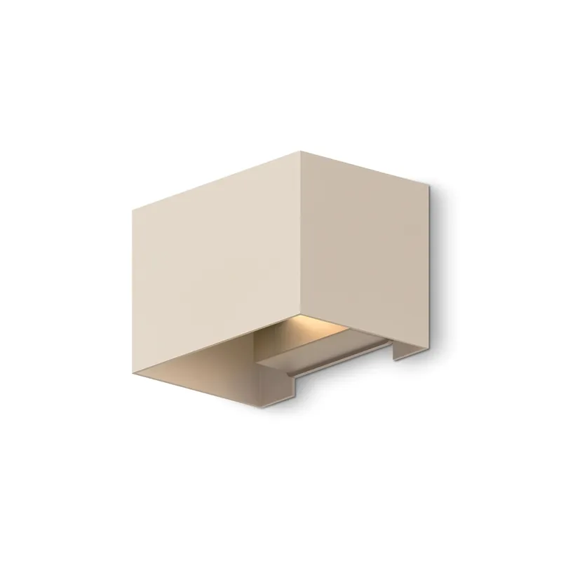 Bijna uitverkocht - Calex Wandlamp venice outdoor up&down zand