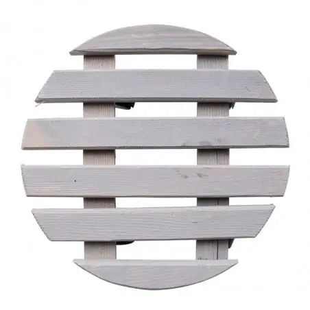 Beperkte voorraad | Esschert Planttrolley rond l28b28h8cm