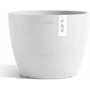 Nieuw in het assortiment - Ecopots Pot stockholm d45cm puurwit