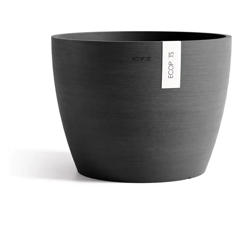Ecopots Pot stockholm 40cm donkergrijs | Zolang de voorraad strekt