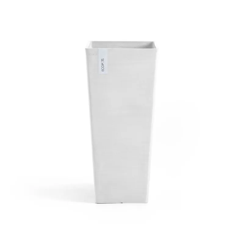Ecopots Pot rotterdam l32b32h70cm puurwit | Aanbieding