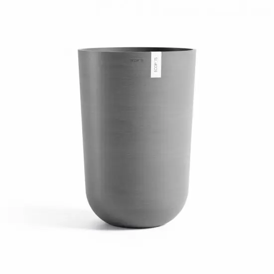 Rechtstreeks uit de fabriek - Ecopots Pot oslo high d35h52cm grijs