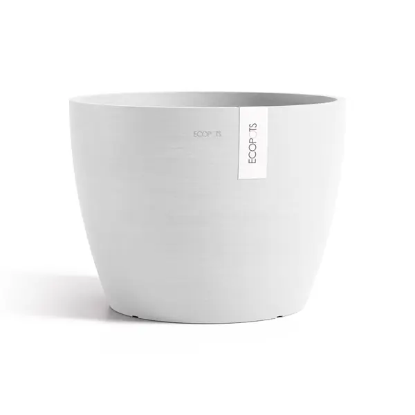 Ecopots Pot stockholm d31cm puurwit | Professionele kwaliteit
