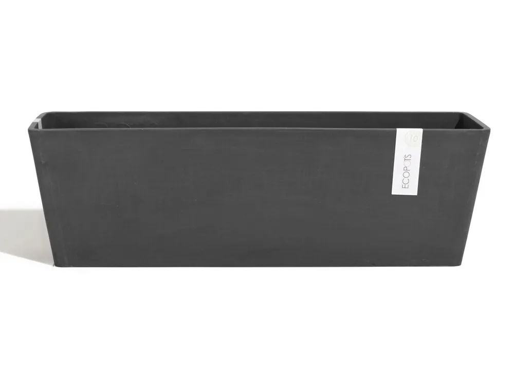 Klaar voor verzending - Ecopots Schotel bruges l65b17cm donkergrijs