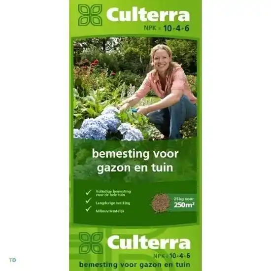 Culterra Meststof groen 10-4-6 10kg - Beperkte voorraad