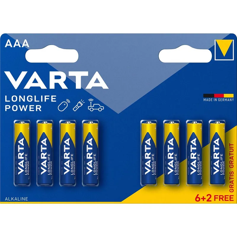 Varta Batterij alkaline aaa blister 8st | Beste prijs