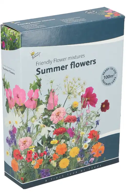 Nieuw gelanceerd | Buzzy Zaden friendly flowrs zomerbloemen 100m2