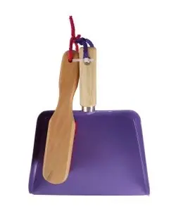 Outlet | TalenTOols Stoffer en blik worm paars/roze