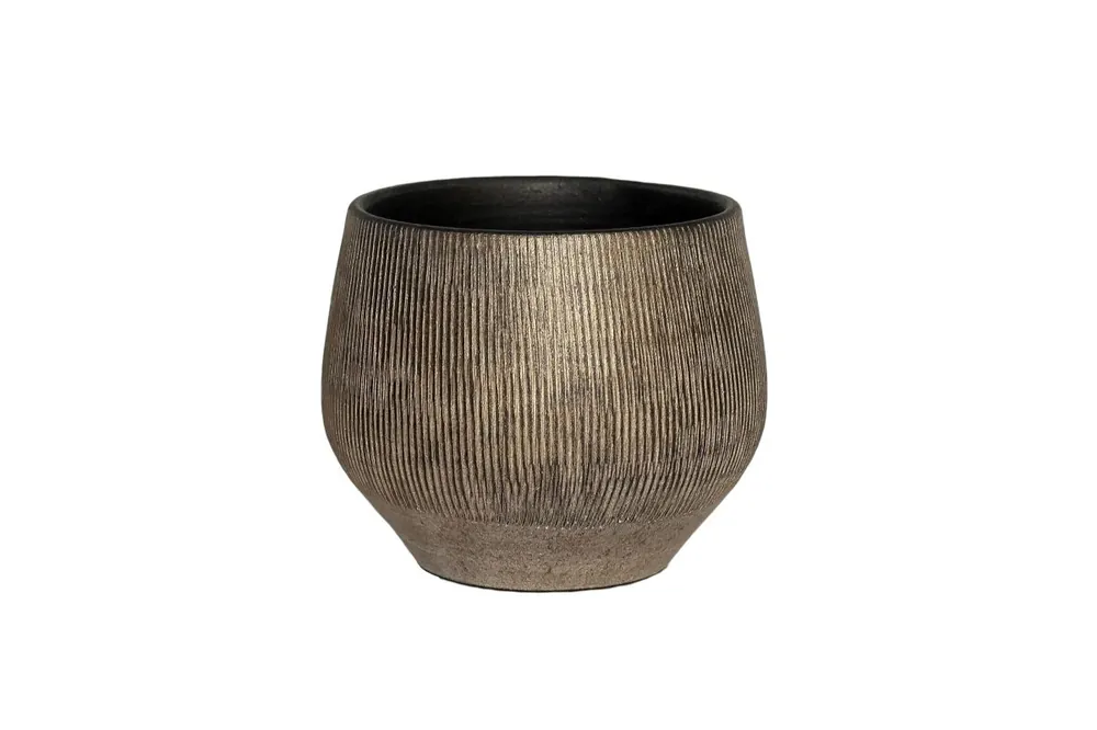 Korting | HS Pot hamar d36h32cm zwart/goud