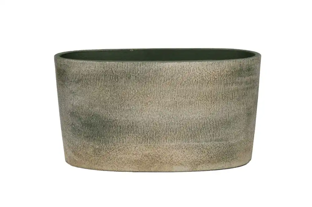 Online bestellen - HS Pot hamar ov 28x12x14cm groen/goud