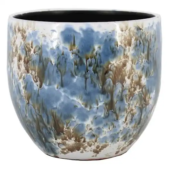Uitverkoop - Floran Pot almada d20h20cm blauw