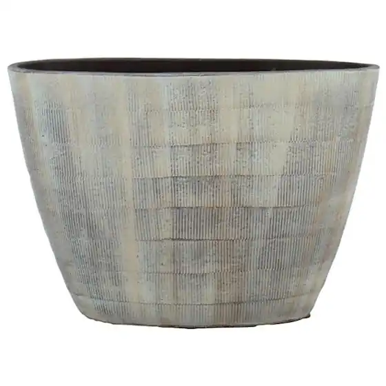 Nieuw binnengekomen - Floran Pot abby ovaal 33x16.5x23cm multi