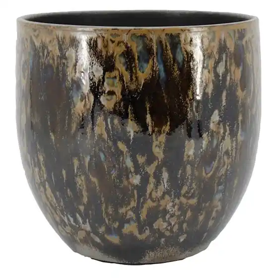 Snelle verzending - Floran Pot mason d34h34cm pauwblauw