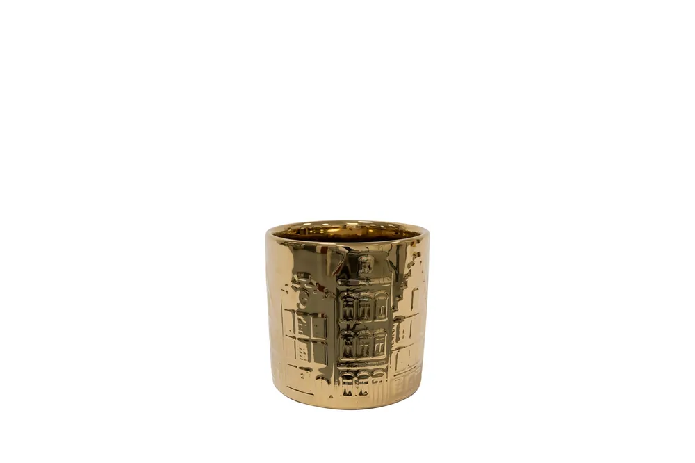 Erg populair - TS Pot jille houses d7h8cm goud