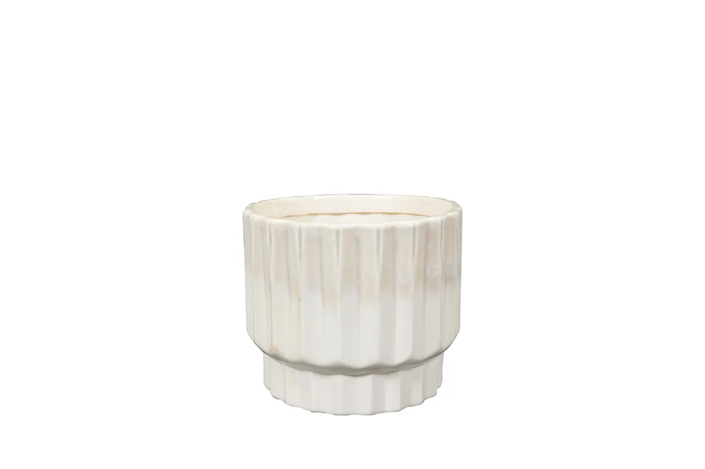 TS Pot faye d11h9cm off white | Lage prijs