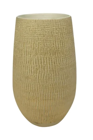 Zojuist toegevoegd | TS Pot hoog ryan d18h30cm shiny sand