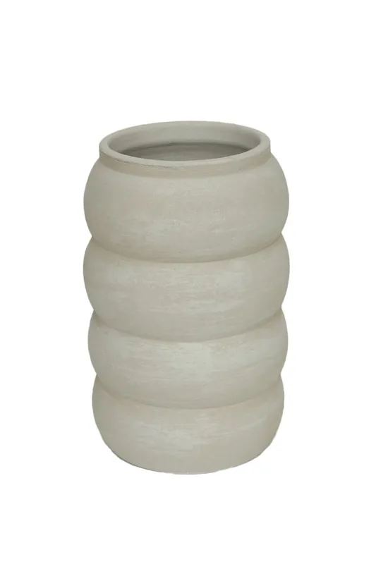 HS Vaas belley d25h50cm creme - Direct leverbaar
