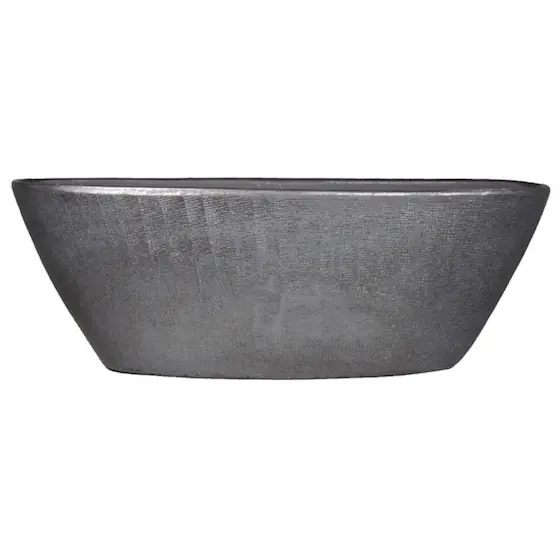 Lage prijs | Floran Pot mira ovaal 69x17x25 ind. zw