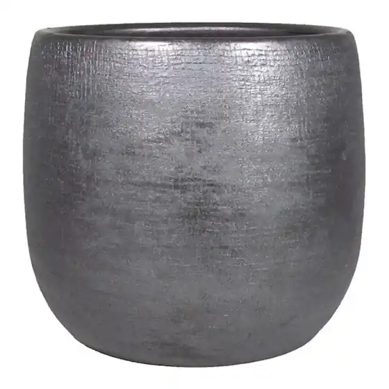 Populair bij klanten | Floran Pot mira d16h14cm industrieel zwart