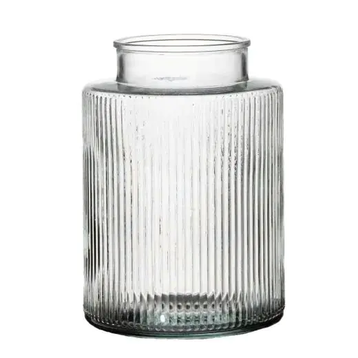 DUIF Vaas brussel d11h18cm transparant - Professionele kwaliteit