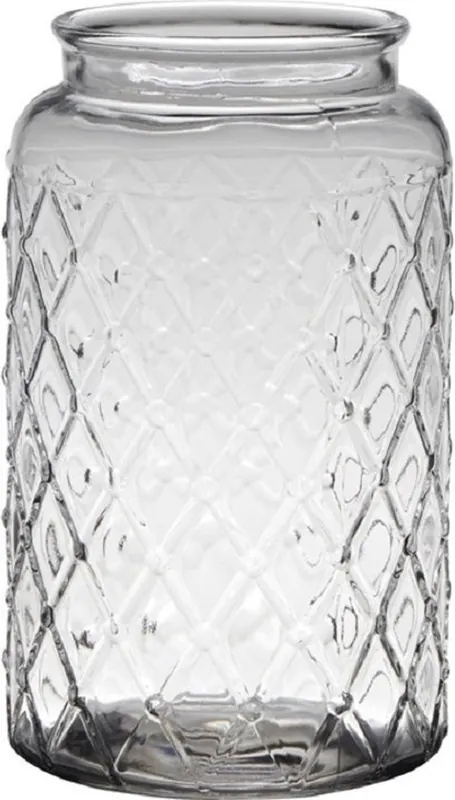 Superprijs | DUIF Vaas brussel d16h26.5cm transparant