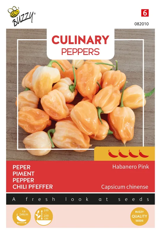 Buzzy Zaden culinary peppers habanero pi. | Nieuw gelanceerd