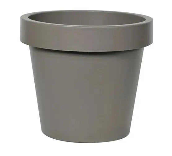 Veilig winkelen - MC Pot linea iris d20h18cm taupe