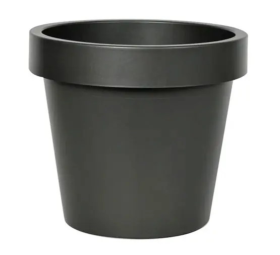 Extra korting - MC Pot linea iris d50h44cm antraciet