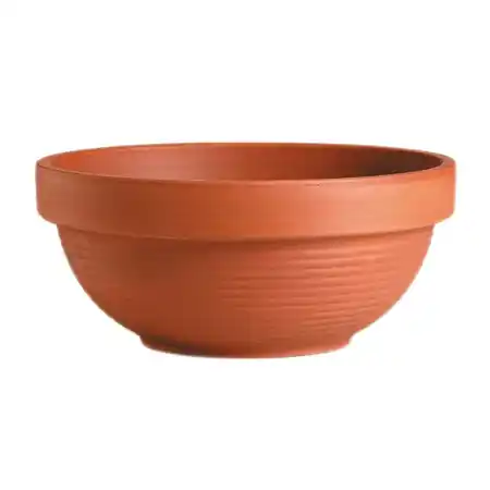 MC Ribschaal roodsteen d38.5h17cm | Veel gevraagd