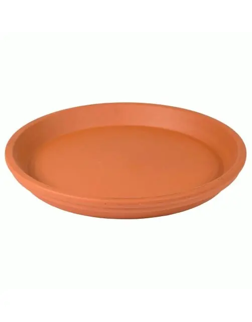 MC Schotel roodsteen d15.5h2.5cm | Nieuw in de shop
