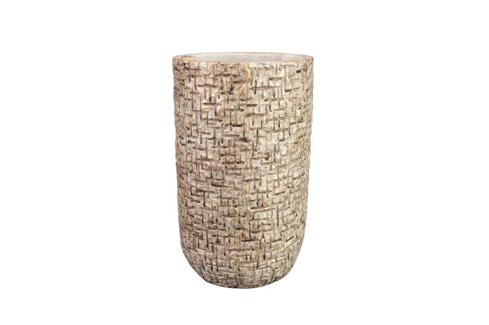 TS Pot hoog maxim d14h24cm shiny sand | Scherpe prijs