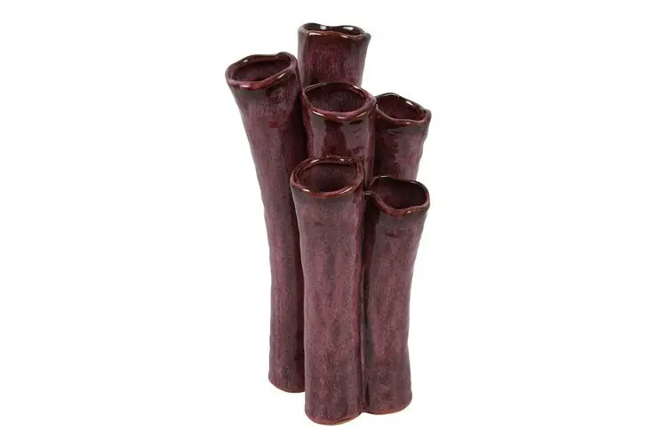 Zeer goed beoordeeld | Countryfield Vaas enix aardewerk 16x14x31cm d.rz