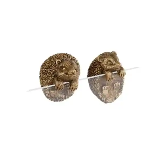 van Manen Sculptuur egel l5b5h7cm goud a2 | Aanbieding