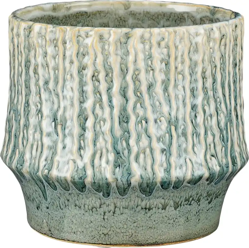 Prijs verlaagd - Mica Pot lanny d18h16cm blauw
