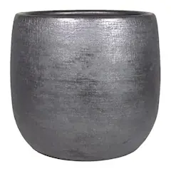 Floran Pot mira d39h36cm industrieel zwart | Wees er snel bij
