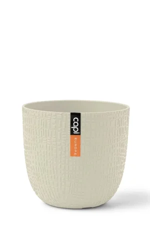 Actie loopt bijna af | Capi Pot bol skin d16.5h15cm beige