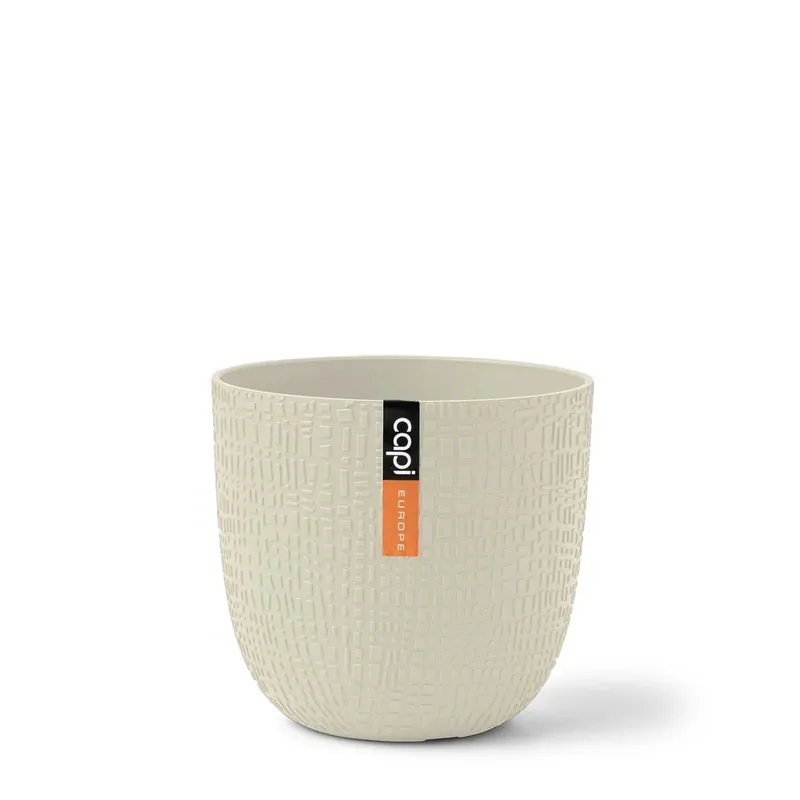 Direct beschikbaar - Capi Pot bol skin d13h12cm beige