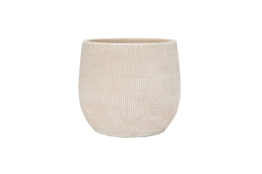 HS Pot miami d16h14cm creme | Aanbieding