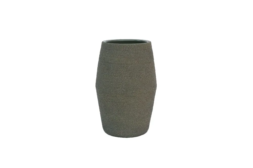 HS Vaas sion d19h30cm zand groen - Premium