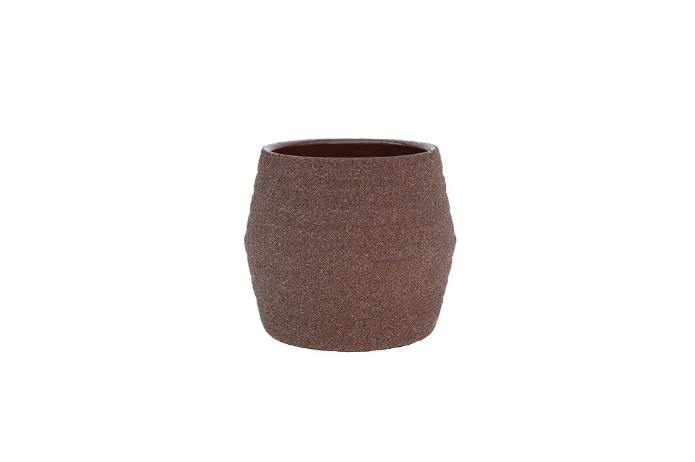 HS Pot sion d32h30cm zand bruin | Speciale aanbieding