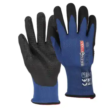 Zolang de voorraad strekt - Talentools Handschoenen grip l blauw