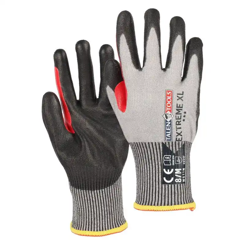 Talentools Handschoenen extra l grijs - Premium