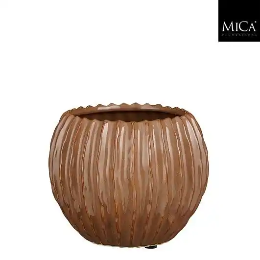 Mica Pot jovi d16.5h13.5cm bruin | Makkelijk bestellen