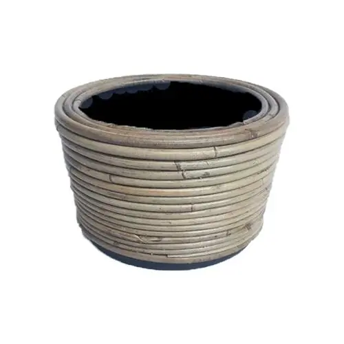 Sale | VDL Drypot rotan streep d19h12cm grijs