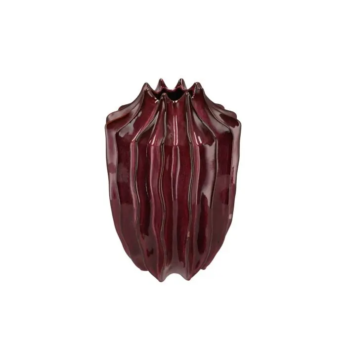 Snelle verzending | DK Juna Purple Vase Long Structure 25X25X37Cm