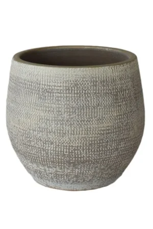 Voorraad bijna op | HS Pot tokio d32h30cm taupe
