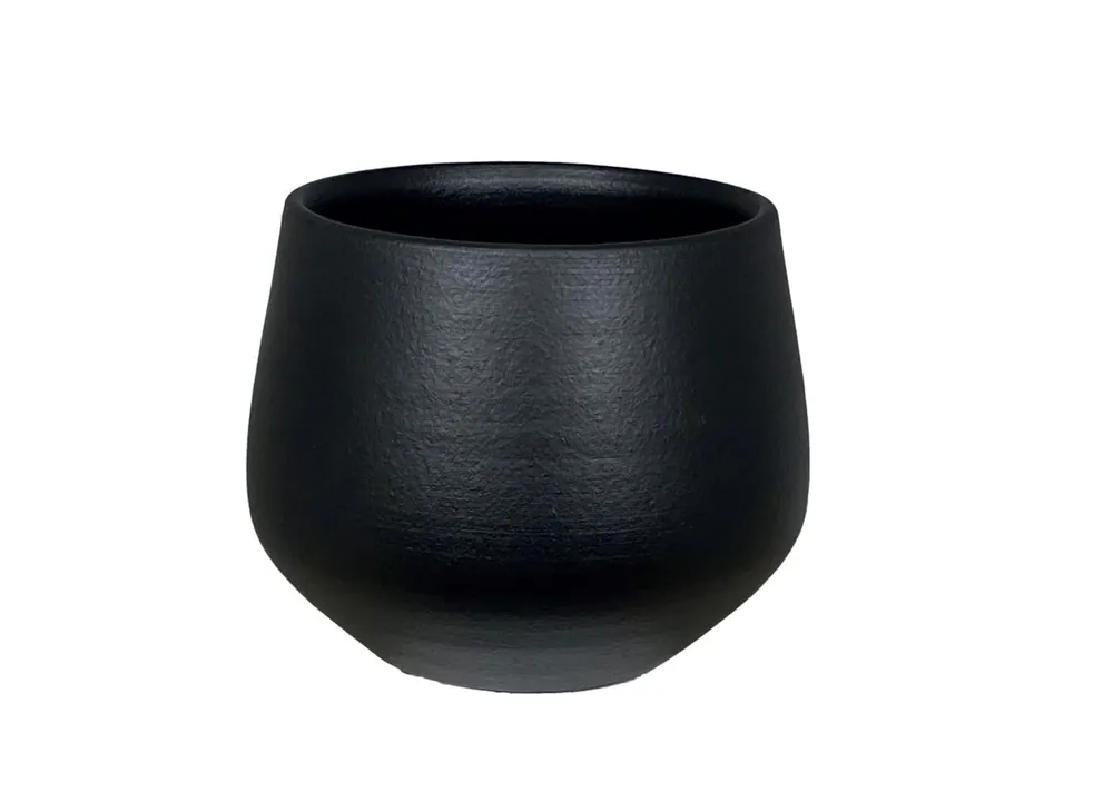 Veel gekozen | HS Pot petra d16h13cm zwart