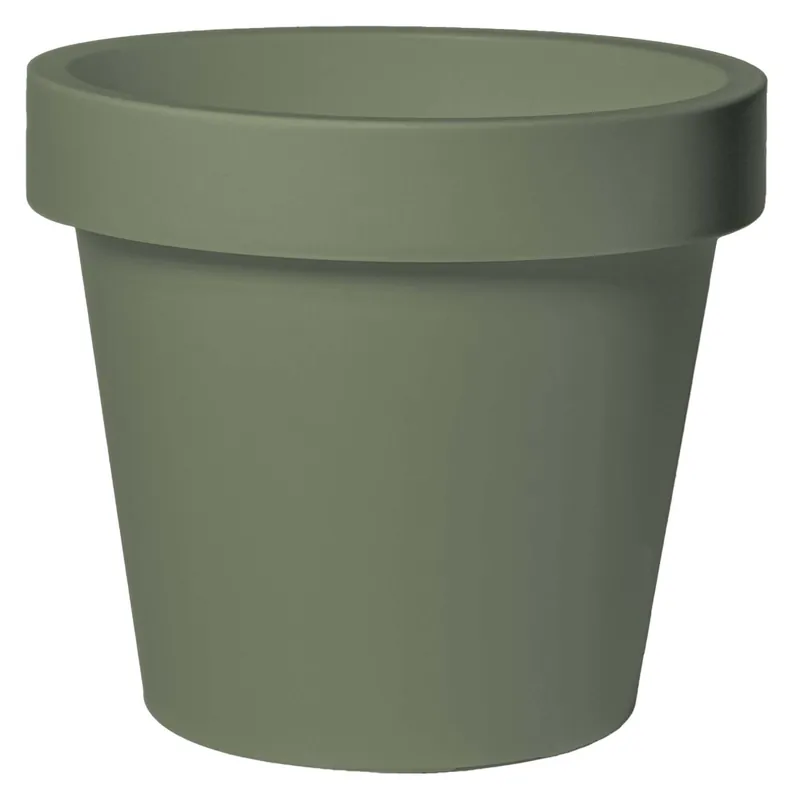 Bespaar nu | Deroma Pot linea iris d35h31cm olijfgroen